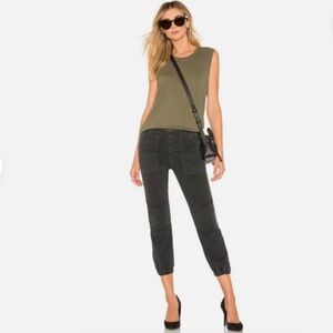 Nili Lotan Black Cropped Military Pants - Size 4 (EUC)